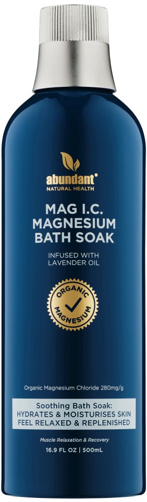 slide 1 of 1, Abundant Natural Health® Magnesium Bath Soak, 16.9 fl oz, 16.9 fl oz