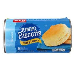 Weis Quality Jumbo Flaky Biscuits - 16 oz
