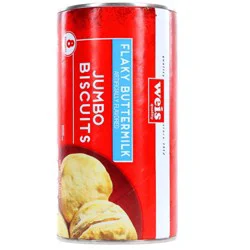 Weis Quality Jumbo Flaky Biscuits - 16 oz