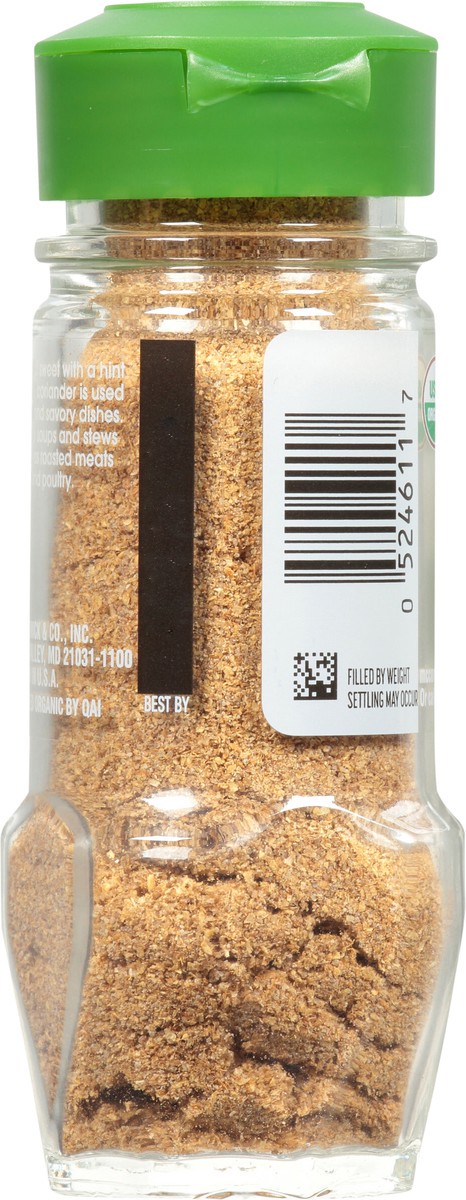 slide 6 of 7, McCormick Gourmet Organic Ground Coriander, 1.25 oz, 1.25 oz