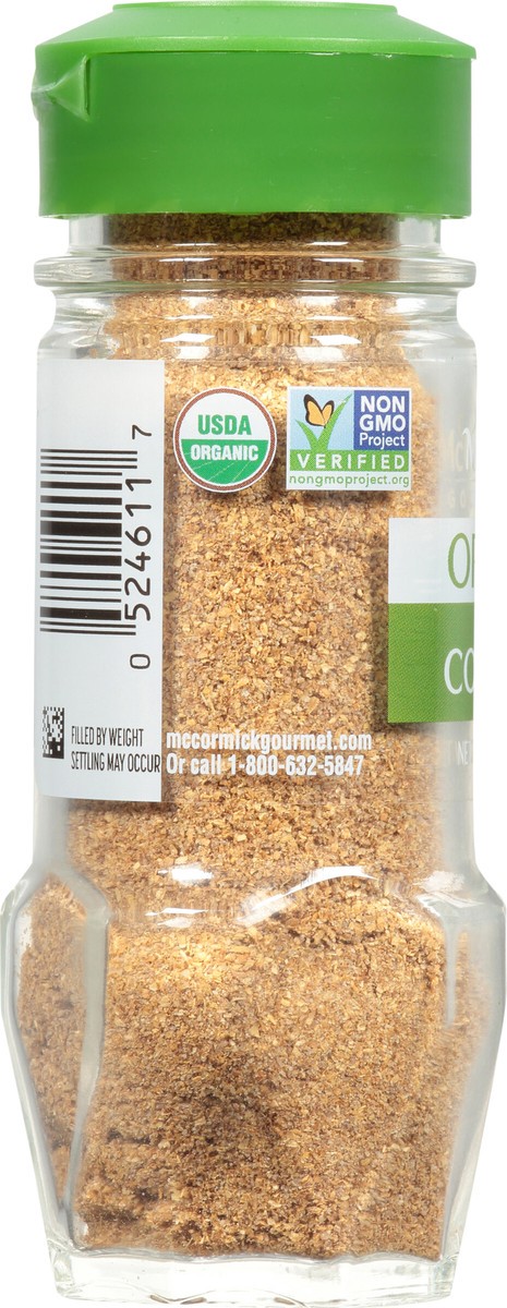 slide 7 of 7, McCormick Gourmet Organic Ground Coriander, 1.25 oz, 1.25 oz