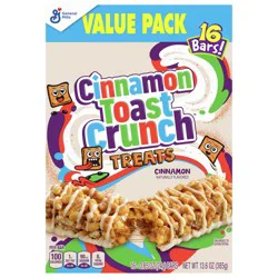 Cinnamon Toast Crunch Cereal Treat Bars, Snack Bars, Value Pack, 16 Ct, 13.6 oz