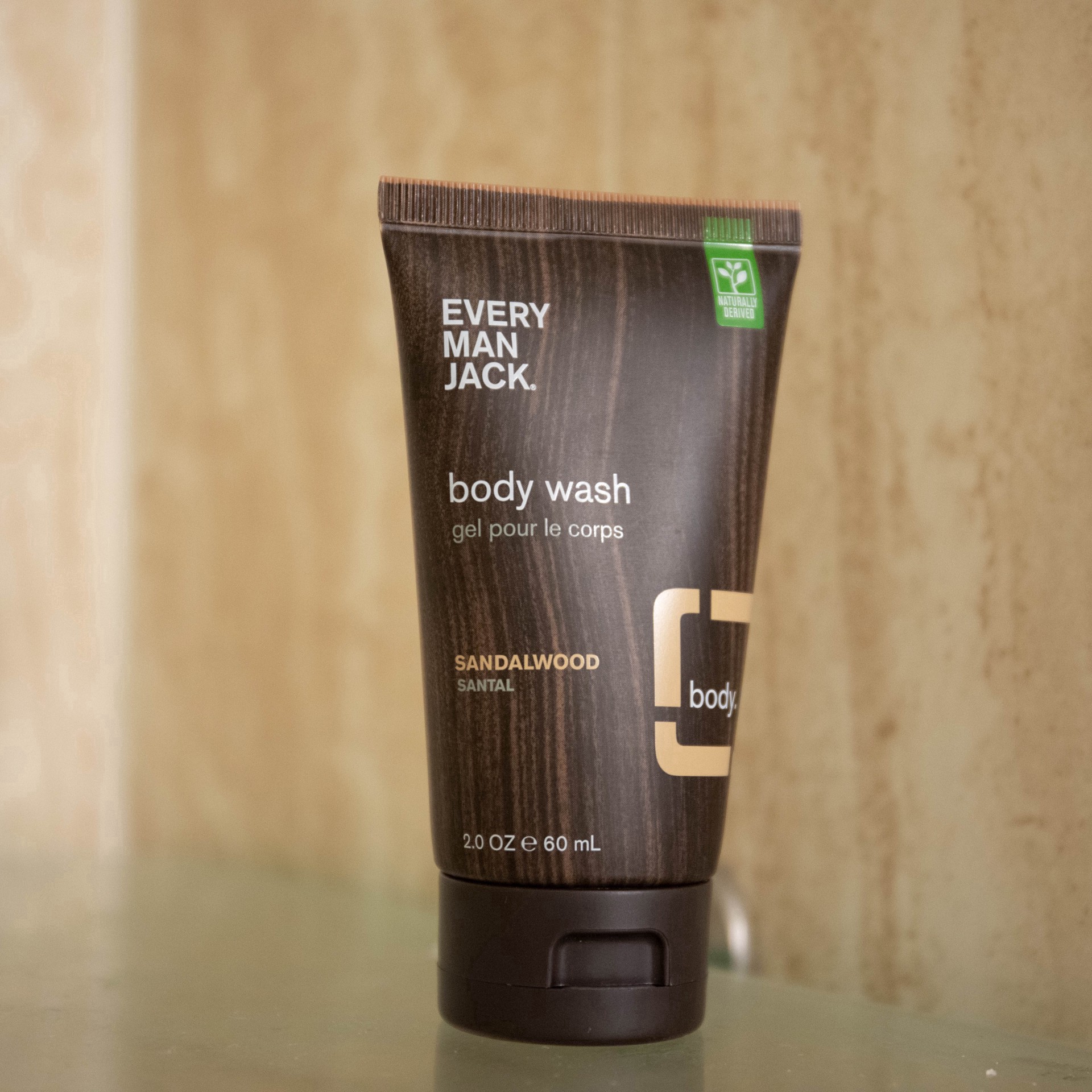 slide 2 of 13, Every Man Jack Sandalwood Hydrating Men’s Body Wash - 2 fl oz, 2 fl oz