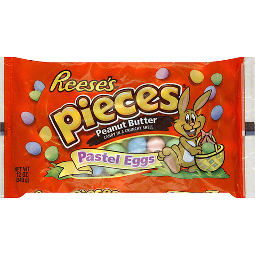 slide 2 of 2, Reese's Pieces Easter Peanut Butter Eggs, 12 oz