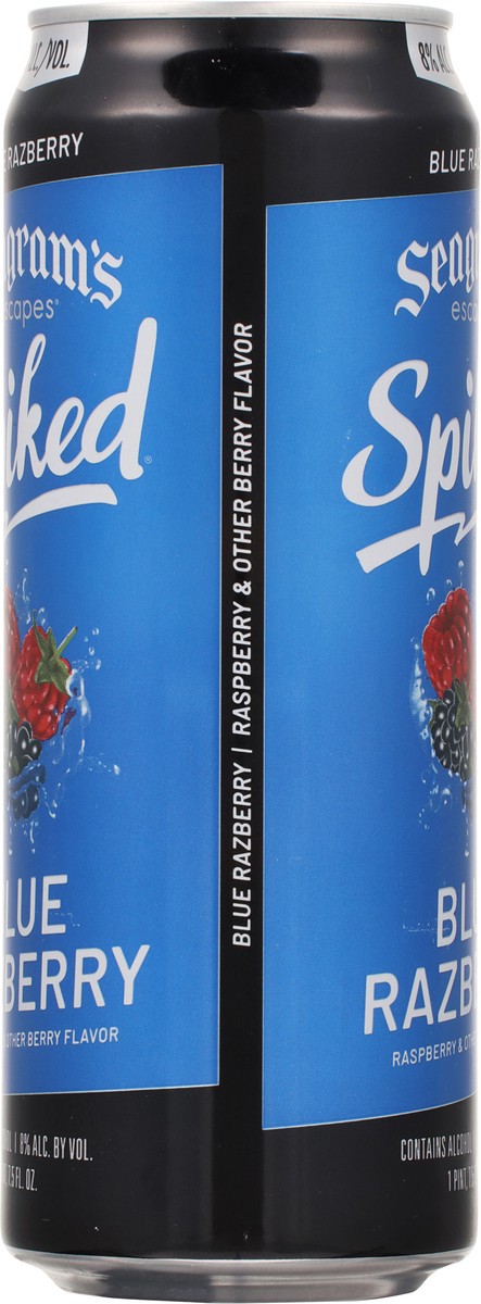 slide 2 of 11, Seagram's Seagrams Spiked Blue Razberry, 23.5 oz