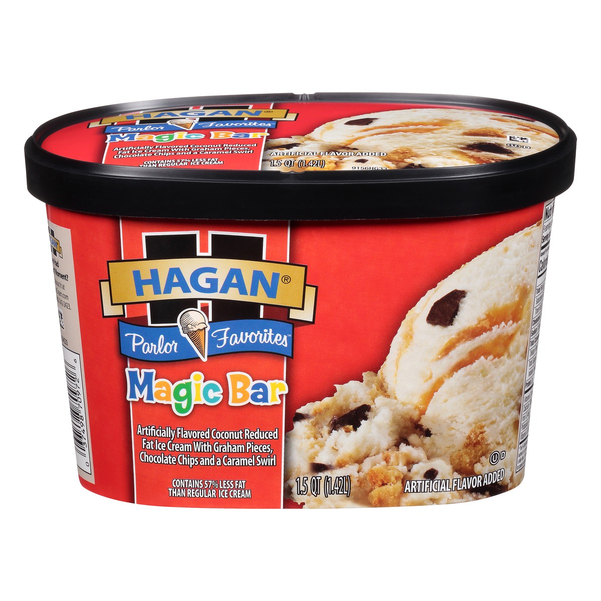 slide 1 of 10, Hagan Magic Bar Ice Cream, 1.5 qt