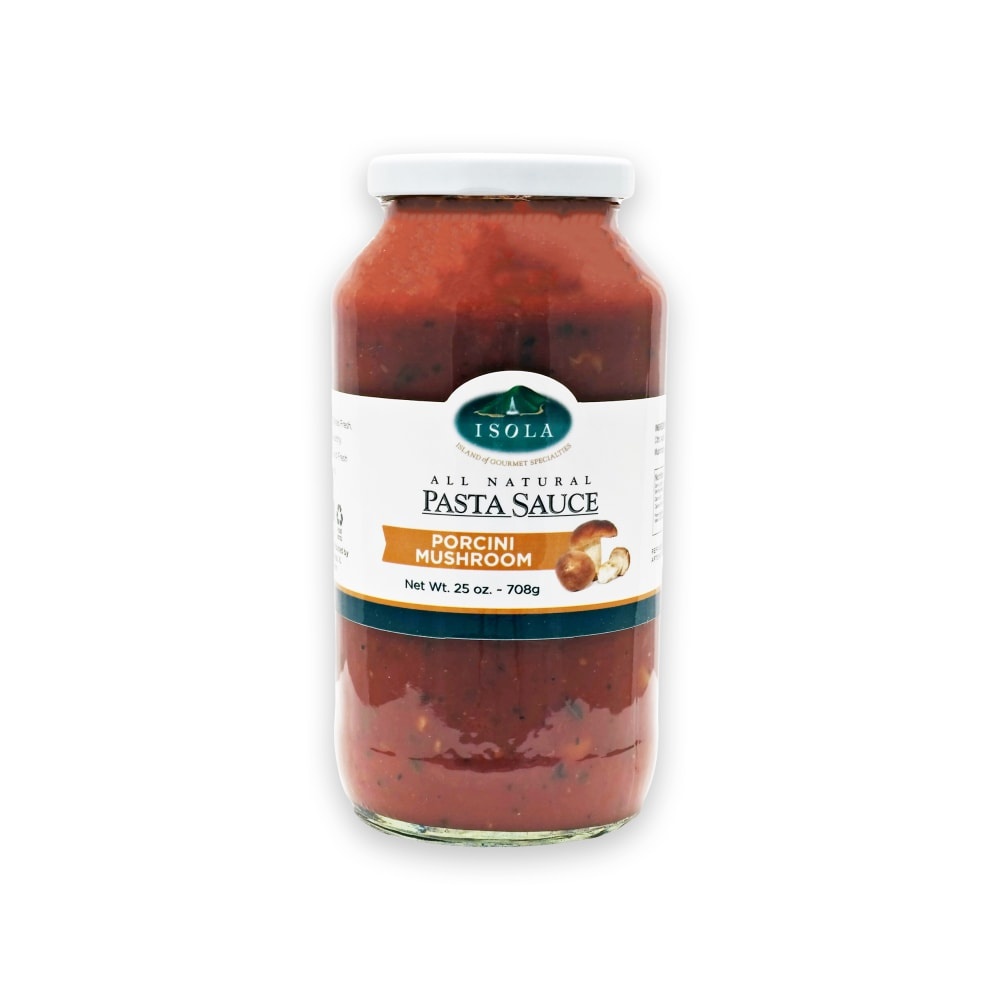 slide 1 of 1, Isola Porcini Mushroom Pasta Sauce, 25 oz