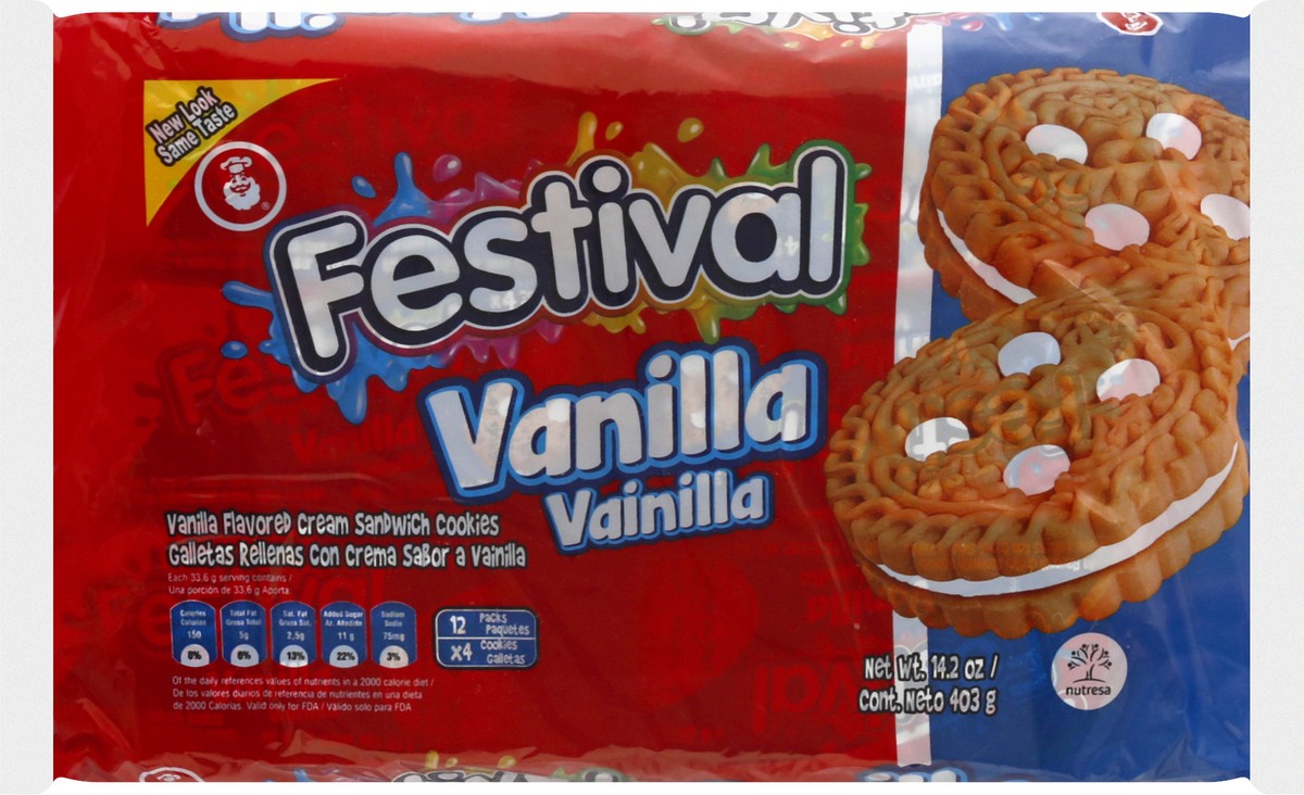 slide 7 of 13, Festival Noel Festival Vanilla Cookies In Bag, 14.21 oz