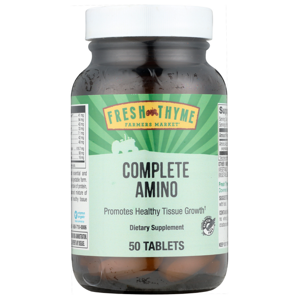 slide 1 of 1, Fresh Thyme Complete Amino, 50 ct