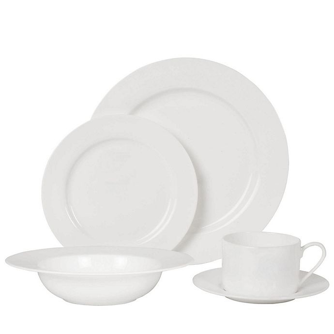 slide 1 of 2, Nevaeh White by Fitz and Floyd Rim Place Setting, 5 ct