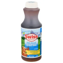 Swiss Premium Diet Decaf Lemon Flavor Iced Tea - 1 pint