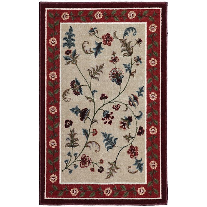 slide 1 of 1, Brumlow Mills Farrah Accent Rug - Rich Red, 1 ft 8 in x 2 ft 10 in