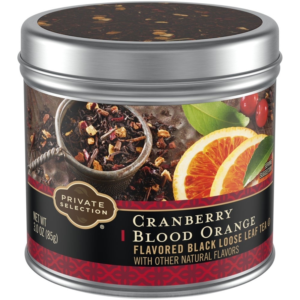 slide 1 of 1, Private Selection Cranberry Blood Orange Loose Leaf Tea, 3 oz