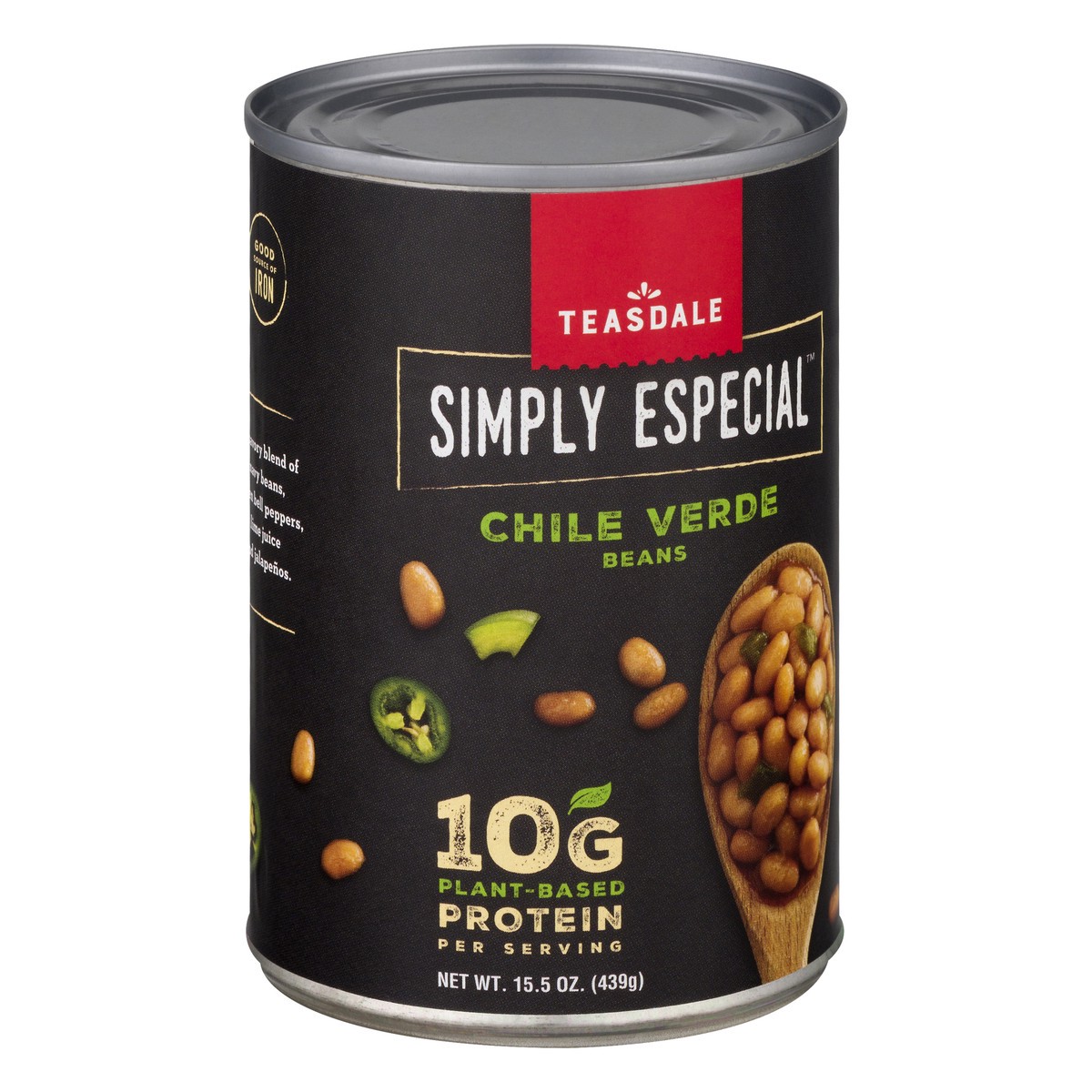 slide 2 of 9, Teasdale Chile Verde Beans 15.5 oz, 