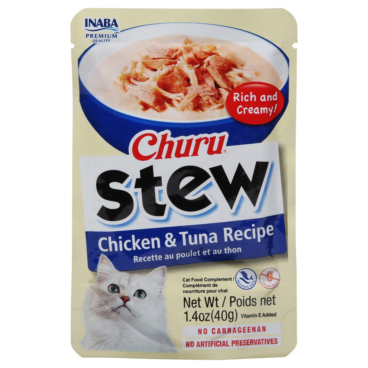 slide 7 of 15, Churu Stew Chicken & Tuna Recipe Cat Food Complement 1.4 oz, 1 ct