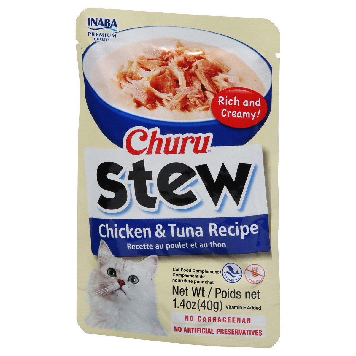 slide 8 of 15, Churu Stew Chicken & Tuna Recipe Cat Food Complement 1.4 oz, 1 ct