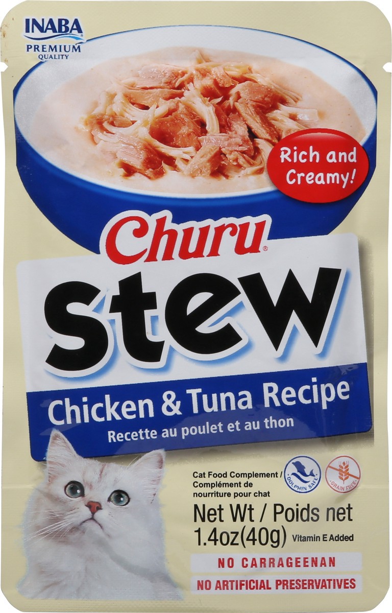 slide 3 of 15, Churu Stew Chicken & Tuna Recipe Cat Food Complement 1.4 oz, 1 ct