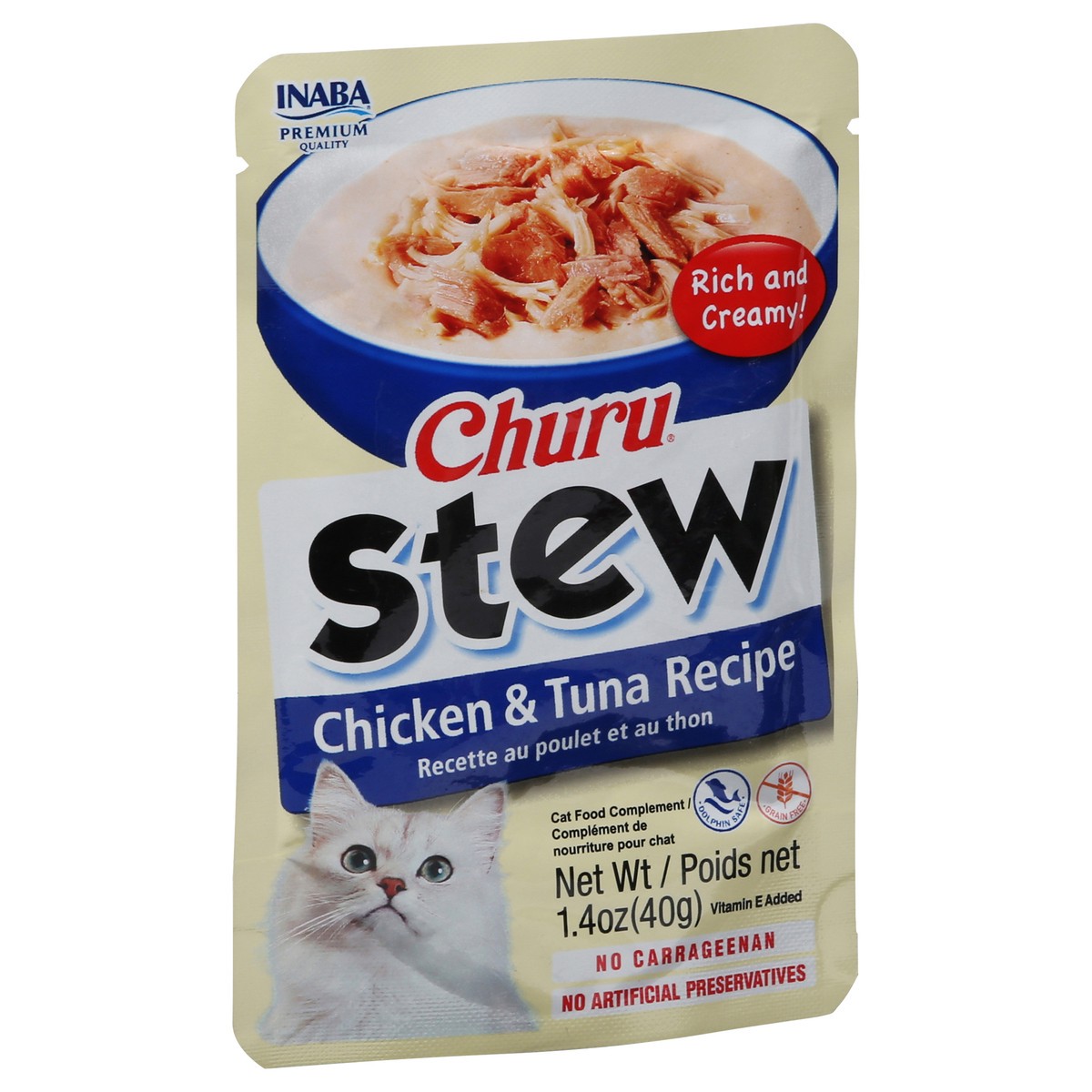 slide 6 of 15, Churu Stew Chicken & Tuna Recipe Cat Food Complement 1.4 oz, 1 ct
