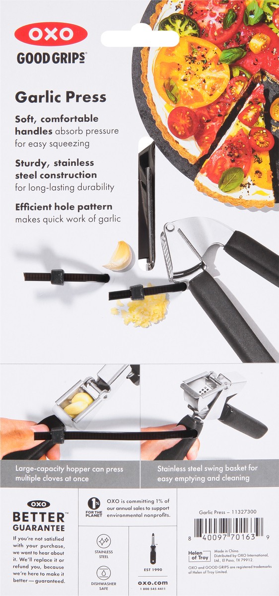 slide 5 of 9, OXO Good Grips Garlic Press 1 ea, 1 ea