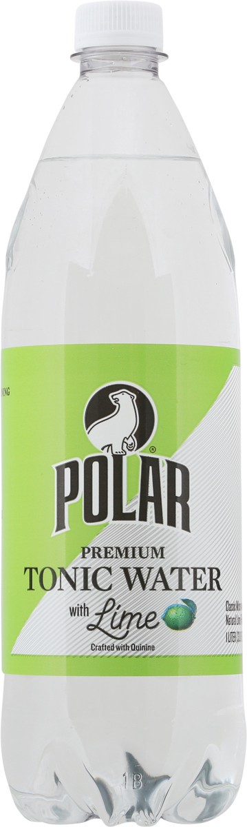 slide 1 of 9, Polar Lime Tonic Water Single - 1 liter, 1 liter