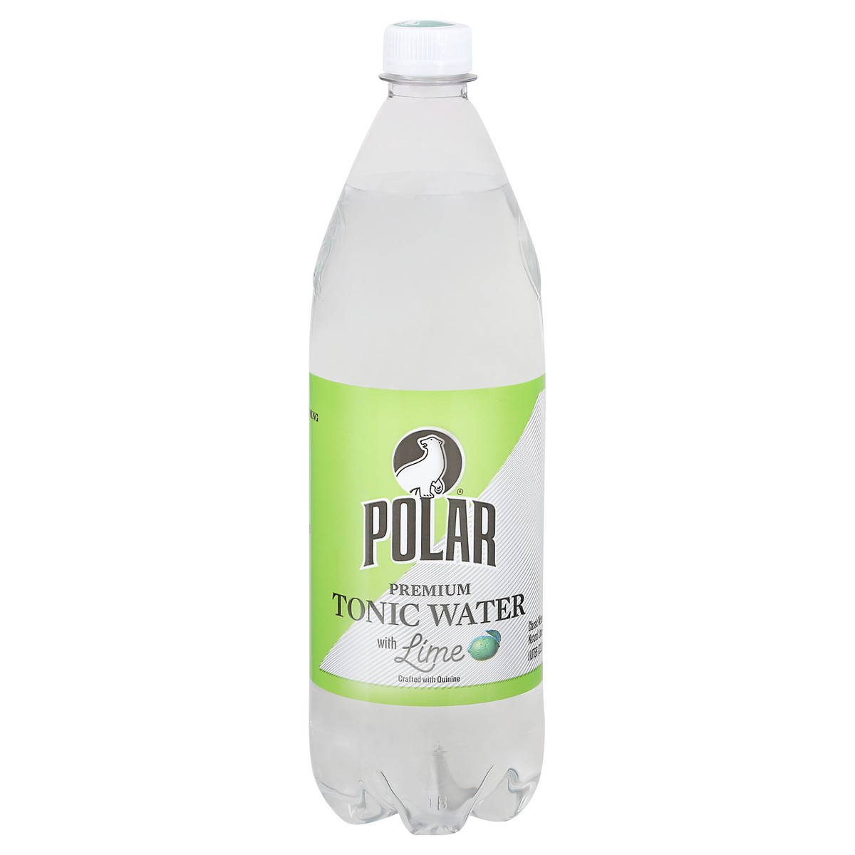 slide 1 of 9, Polar Lime Tonic Water Single, 1 liter