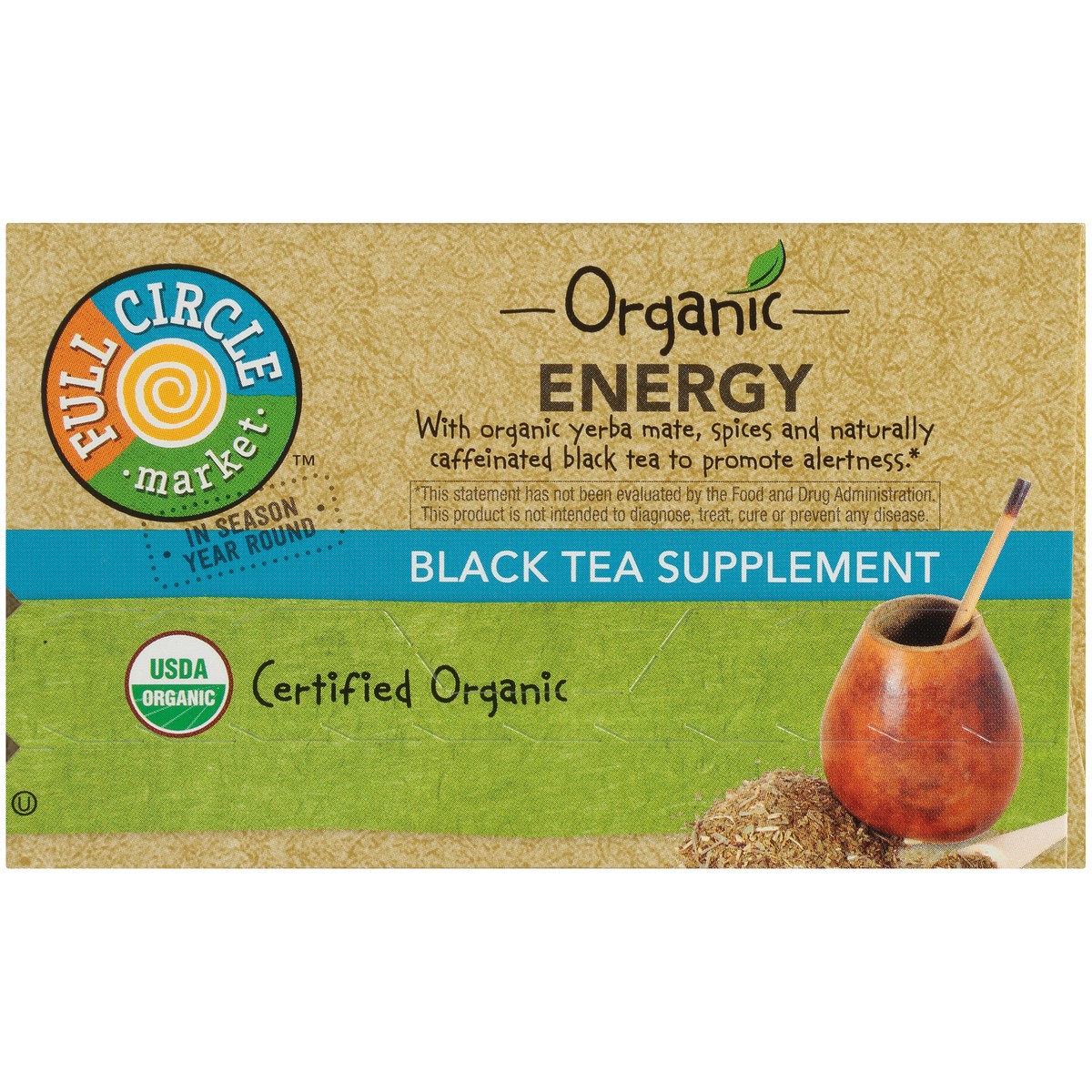 slide 6 of 12, Full Circle Market Tea Bags Functional Energy Organic - 1.13 oz, 1.13 oz