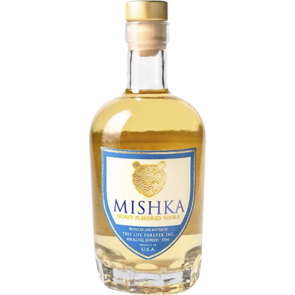 slide 1 of 1, Mishka Honey Vodka, 375 ml
