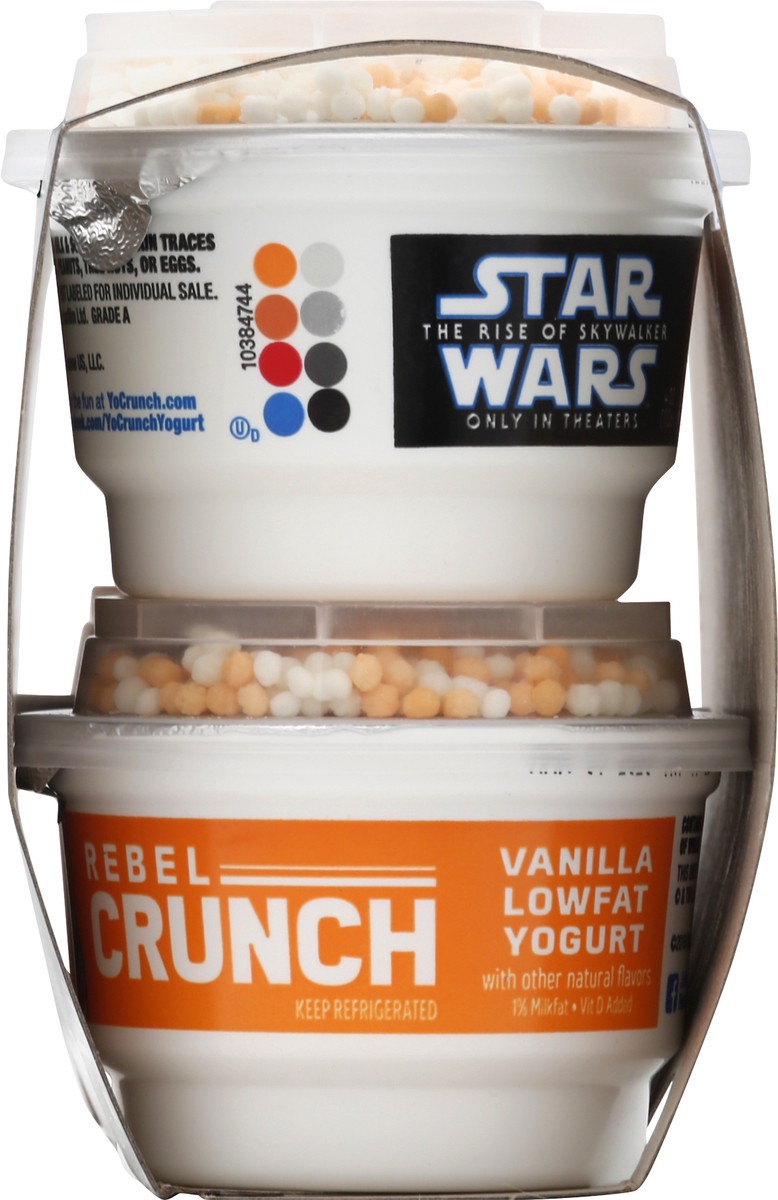 slide 3 of 13, Rebel Crunch 1% Milkfat Star Wars Rebel Crunch Lowfat Vanilla Yogurt 4 ea, 4 ct; 4 oz