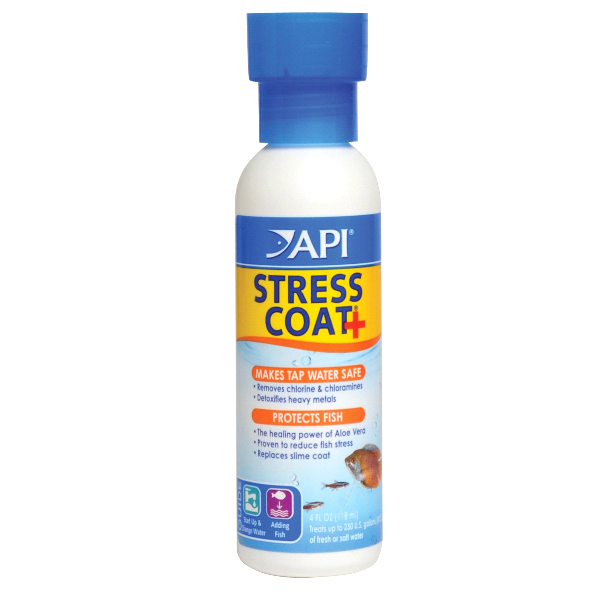 slide 1 of 1, API Stress Coat Aquarium Water Conditioner, 4 fl oz