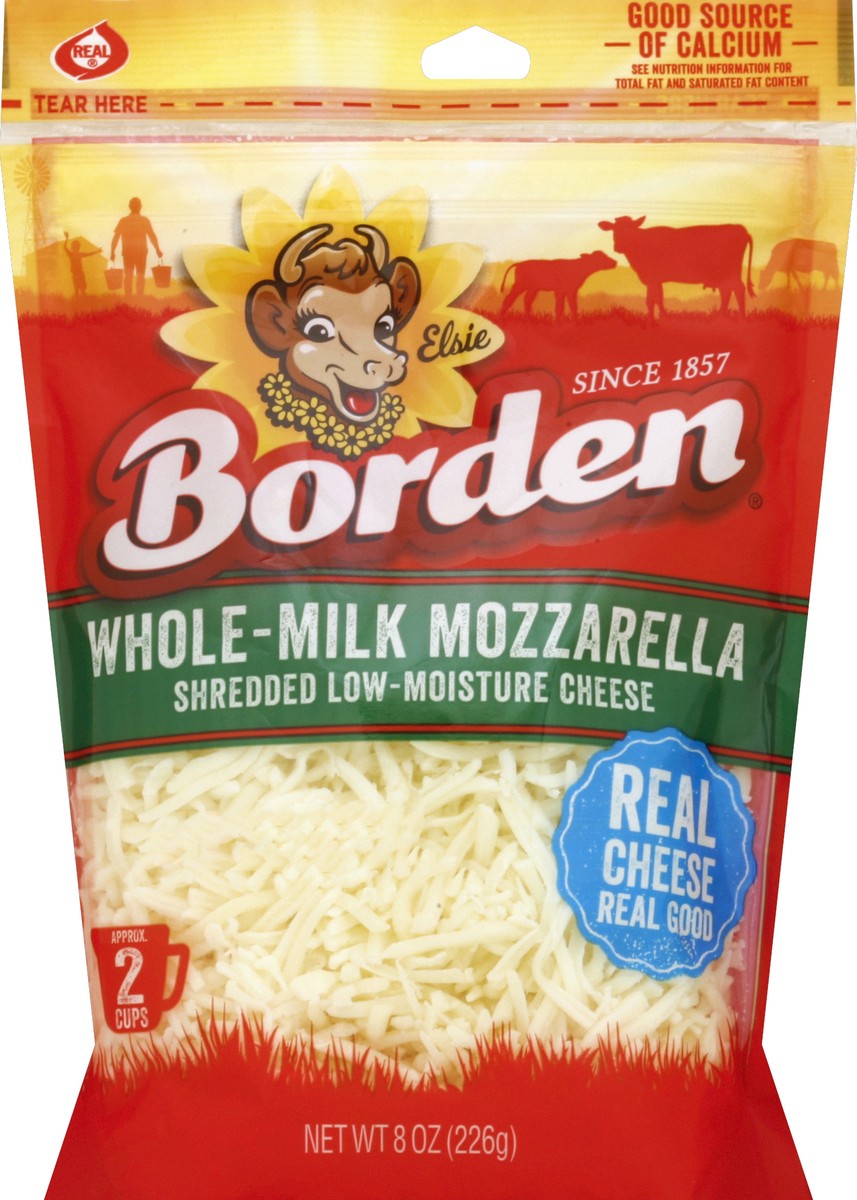 slide 1 of 1, Borden Cheese 8 oz, 8 oz