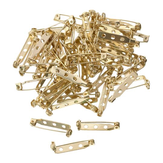 slide 1 of 3, 1" Bar Pin By Bead Landing, 1 in