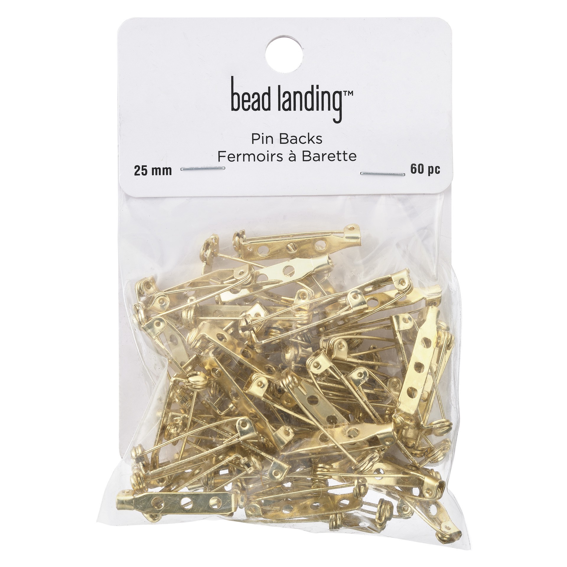 slide 3 of 3, 1" Bar Pin By Bead Landing, 1 in