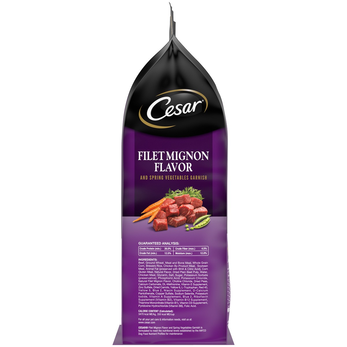 slide 3 of 9, Cesar Gourmet Filet Mignon Flavor Dog Food 5.0 lb, 5 lb