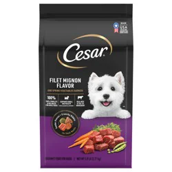 Cesar Gourmet Adult Filet Mignon Flavor Food for Dogs 5.0 oz