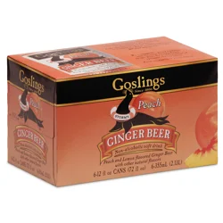 Gosling's Peach Ginger Beer - 6 ct; 12 fl oz