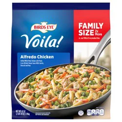 Birds Eye Voila! Family Size Alfredo Chicken Frozen Meal, 42 oz. Bag