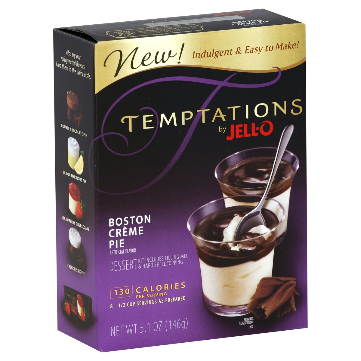 slide 3 of 4, Temptations Dessert Mix 5.1 oz, 5.1 oz