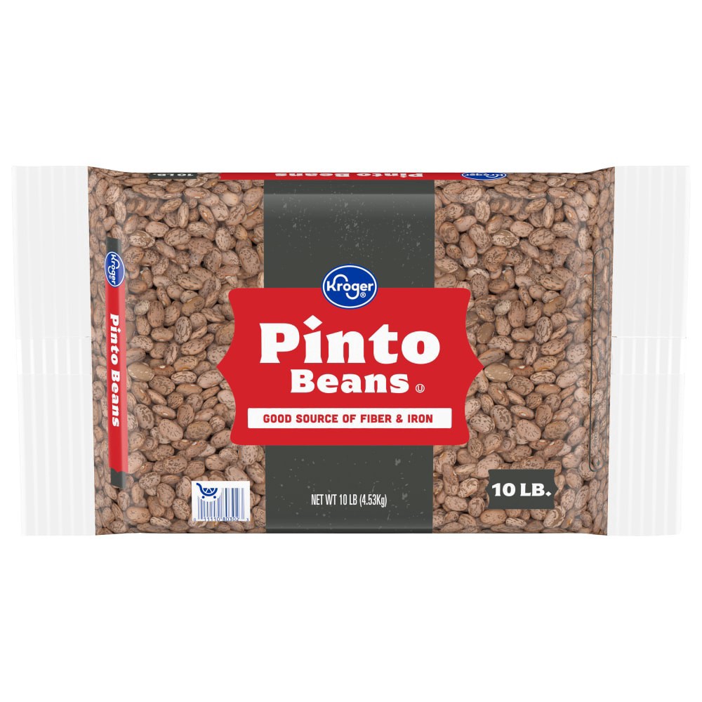 slide 1 of 6, Kroger Pinto Beans, 10 lb