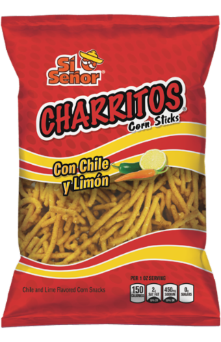 slide 1 of 1, Si Señor Charritos Cron Sticks Con Chile With Limon, 8 oz