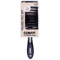 Conair Velvet Touch Volume Fast Dry Hairbrush - 1 Each