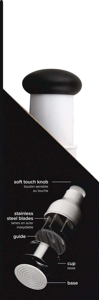 slide 3 of 4, Good Cook Touch Food Chopper - White/Black, 1 ct