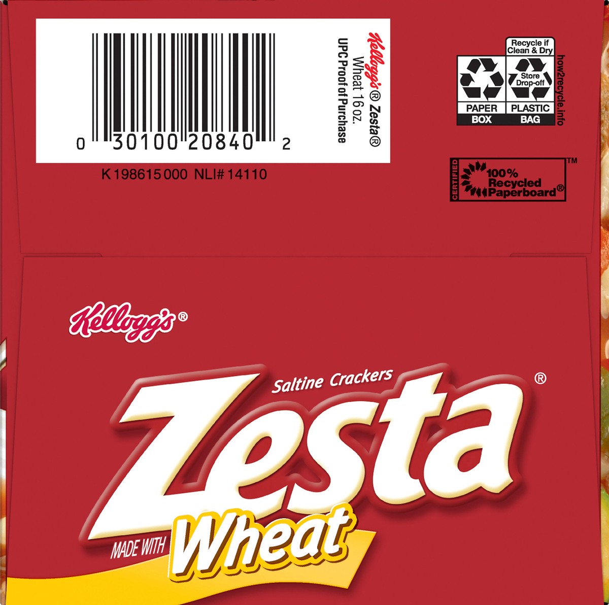 slide 2 of 7, Zesta Kellogg's Zesta Saltine Crackers, Wheat, 16 oz, 16 oz