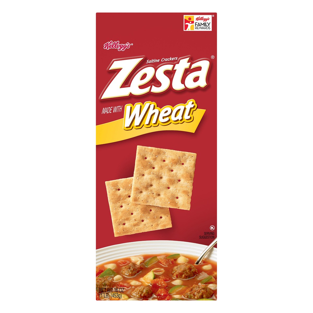 slide 1 of 7, Zesta Kellogg's Zesta Saltine Crackers, Wheat, 16 oz, 16 oz