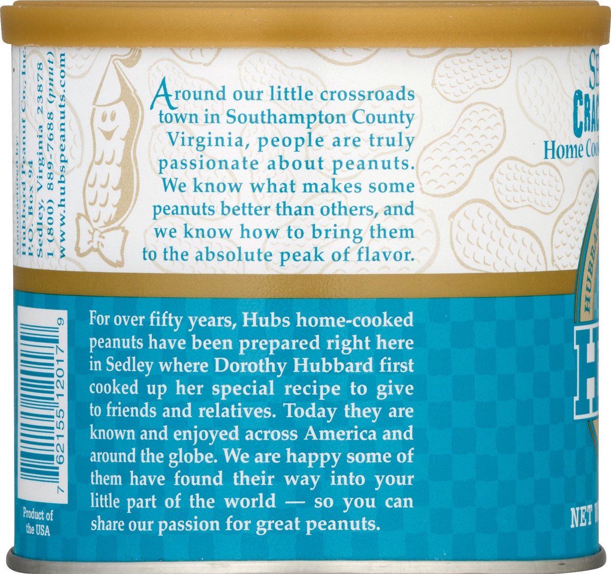 slide 4 of 9, Hubs Home Cooked Sea Salt & Cracked Pepper Virginia Peanuts 12 oz, 12 oz