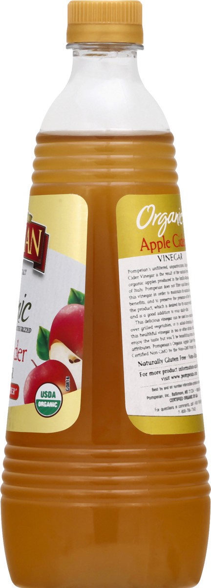 slide 5 of 12, Pompeian Organic Vinegar Apple Cider 32 oz, 32 oz