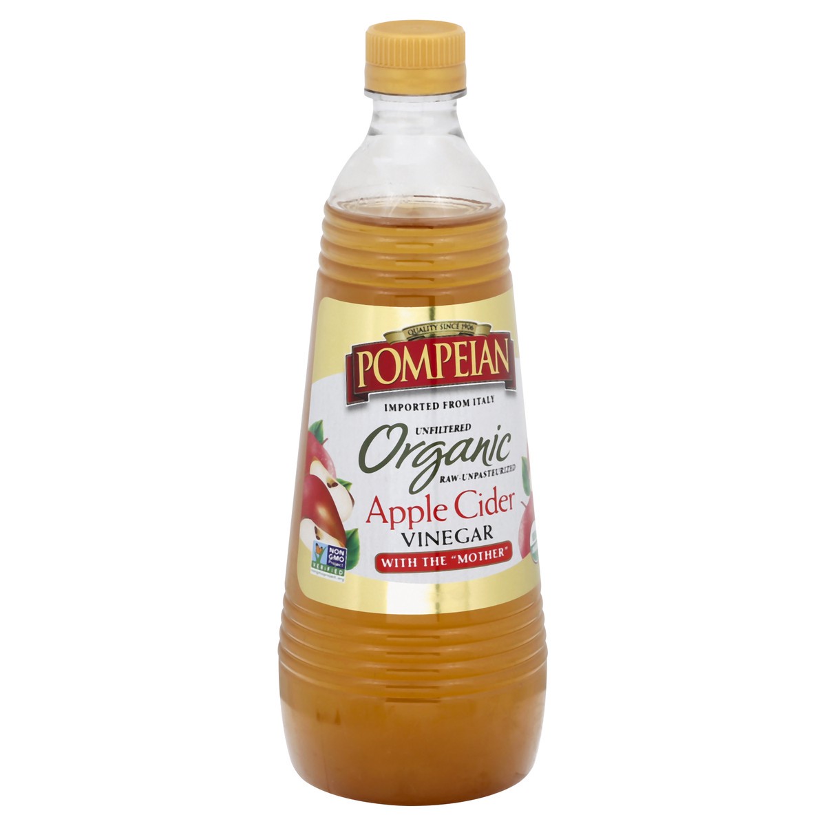 slide 11 of 12, Pompeian Organic Vinegar Apple Cider 32 oz, 32 oz