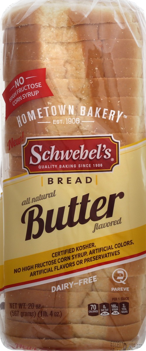 slide 3 of 13, Schwebel's Butter Flavored Bread 20 oz, 20 oz
