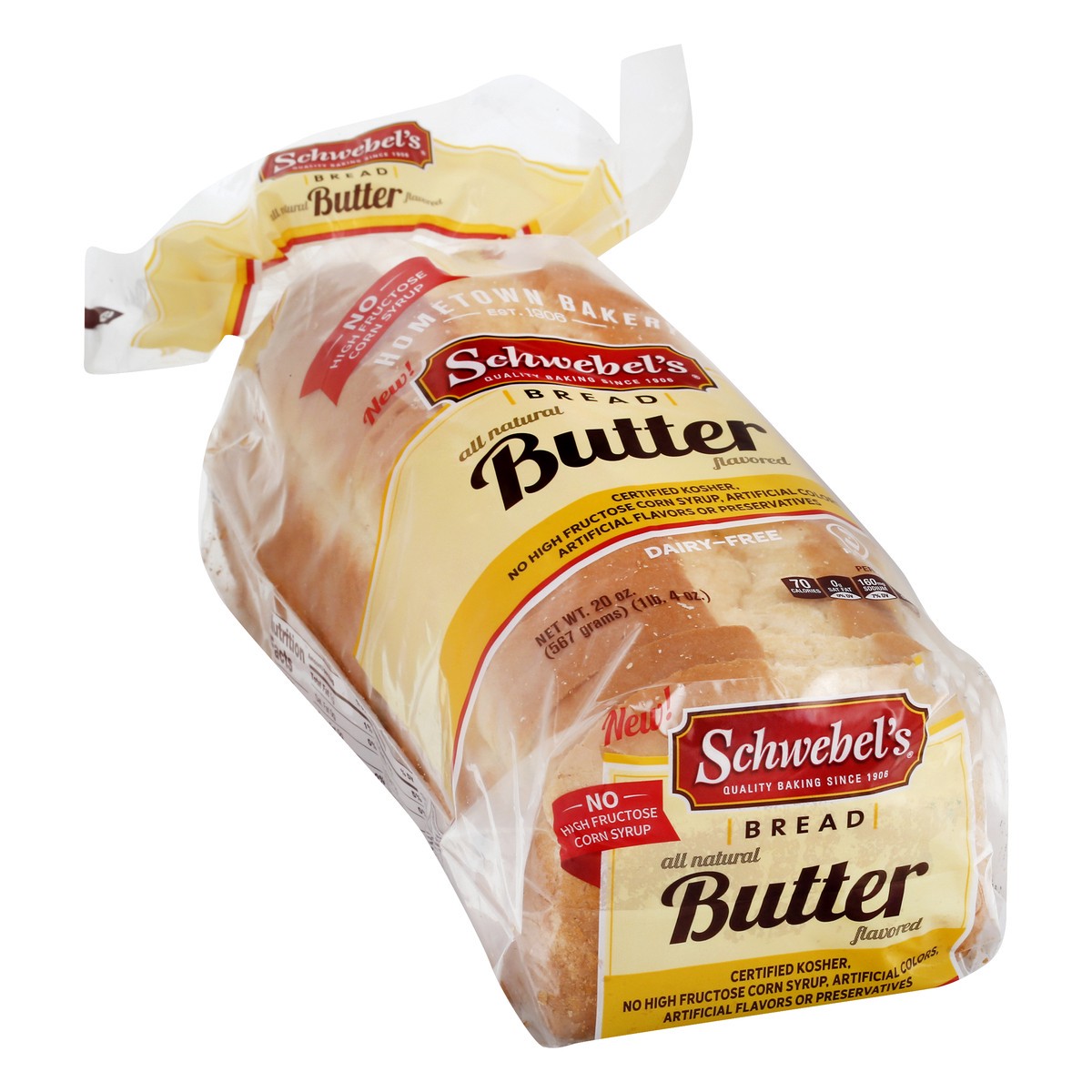slide 4 of 13, Schwebel's Butter Flavored Bread 20 oz, 20 oz