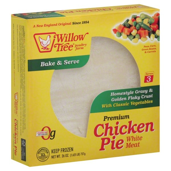 slide 1 of 9, Willow Tree Chicken Pie With Classic Vegetables, 26 oz