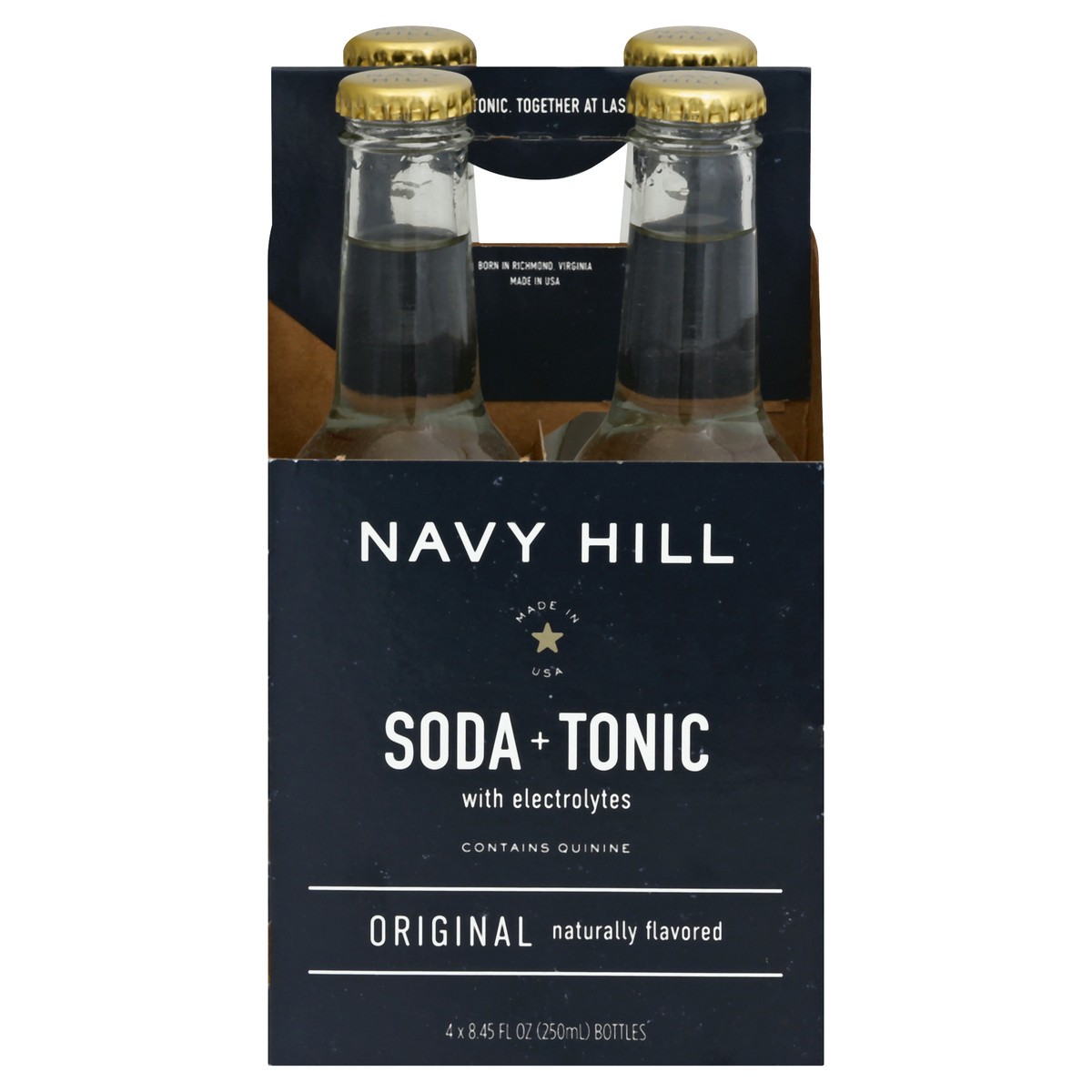 slide 7 of 10, Navy Hill Soda + Tonic, with Electrolytes, Original - 33.8 fl oz, 33.8 fl oz